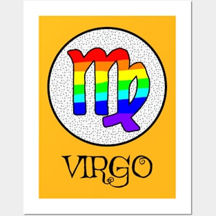 ZODIAC PRIDE  VIRGO Posters and Art